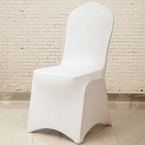 100/50 Pieces Cheap Wholesale Universal White Chair Covers For Weddings,Banquets,Event Decor