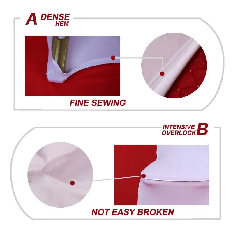 100/50 Pieces Cheap Wholesale Universal White Chair Covers For Weddings,Banquets,Event Decor