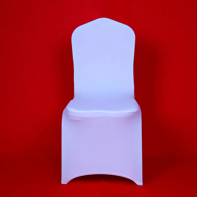 100/50 Pieces Cheap Wholesale Universal White Chair Covers For Weddings,Banquets,Event Decor