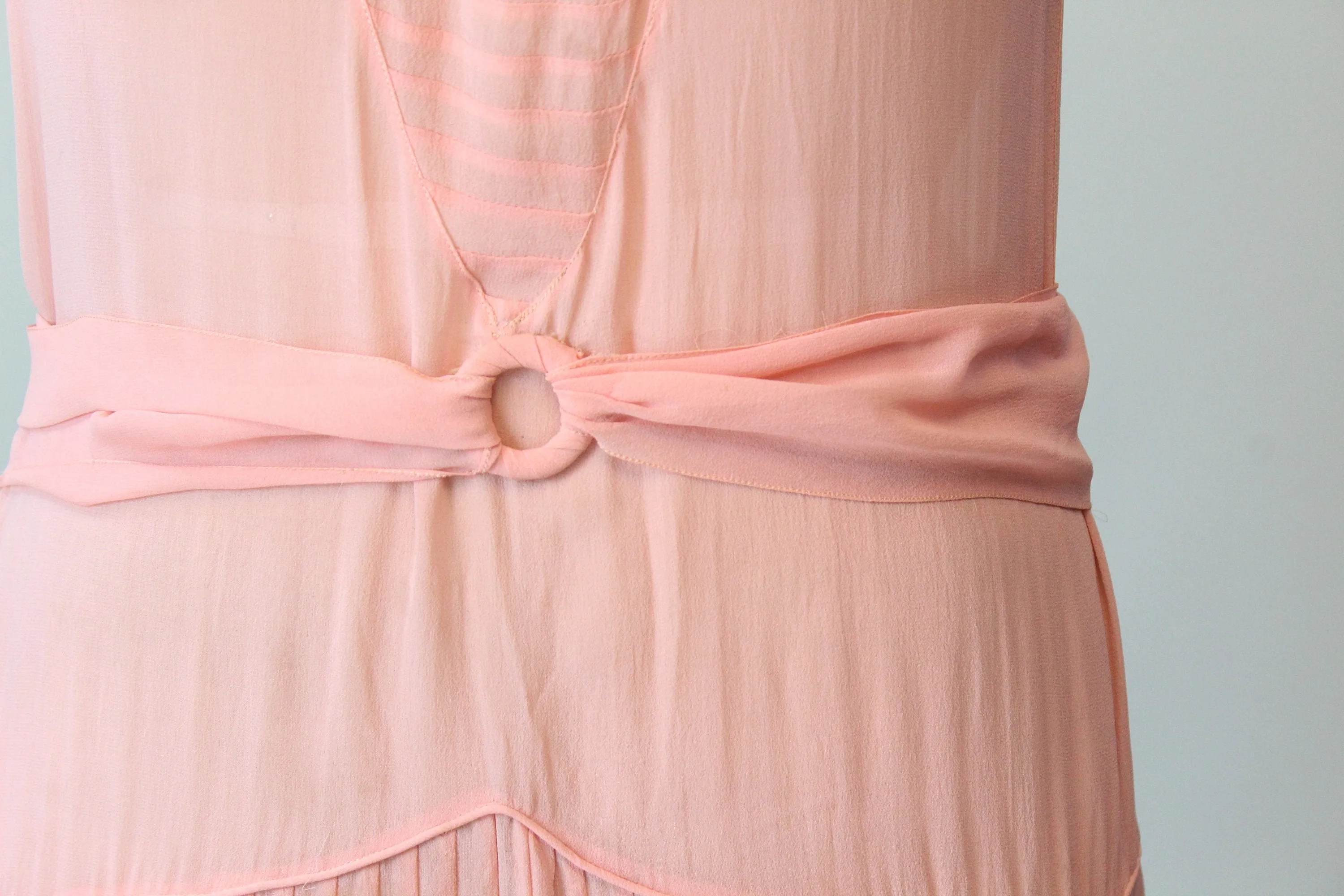 1920s BLUSH silk dress small medium | new spring