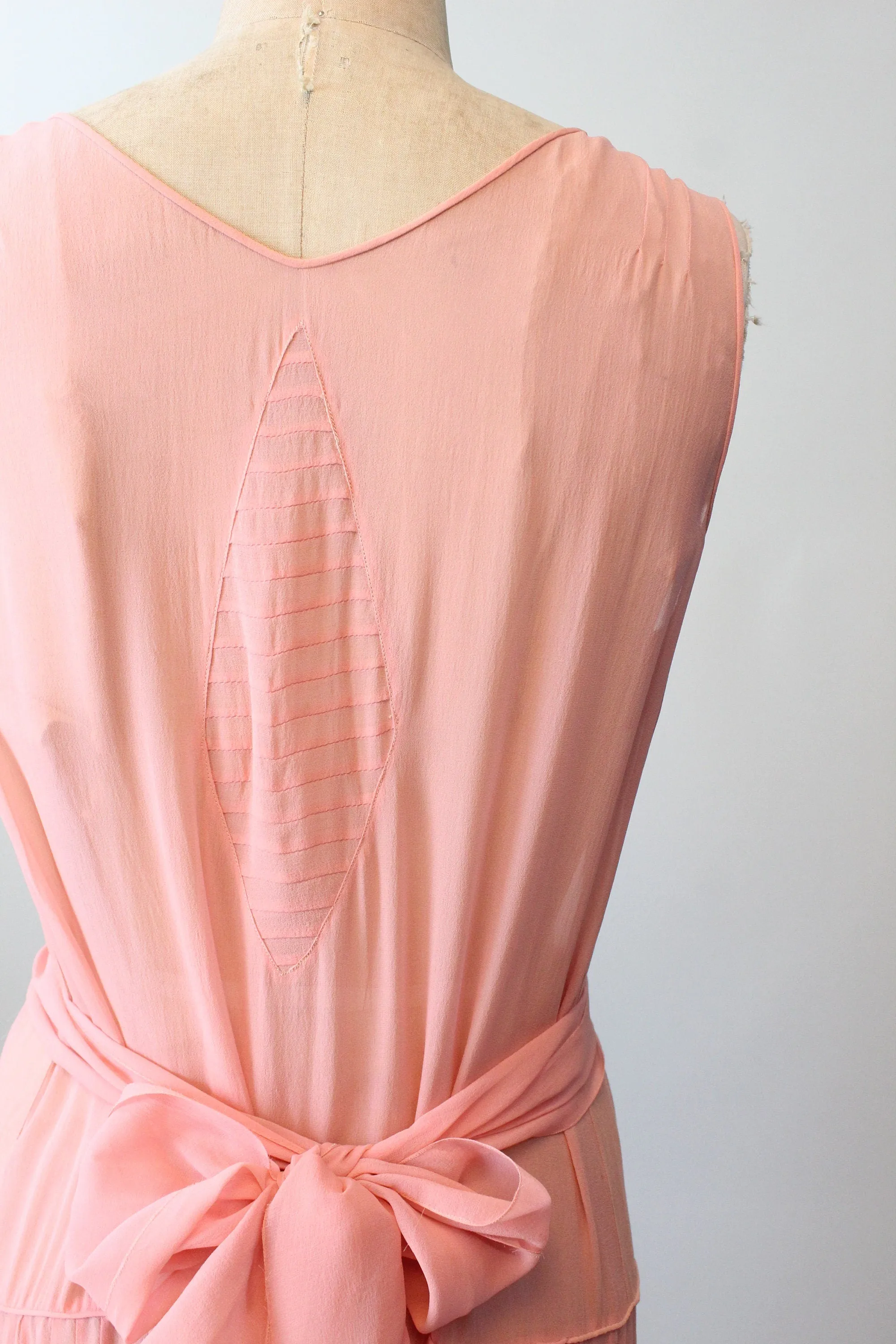1920s BLUSH silk dress small medium | new spring