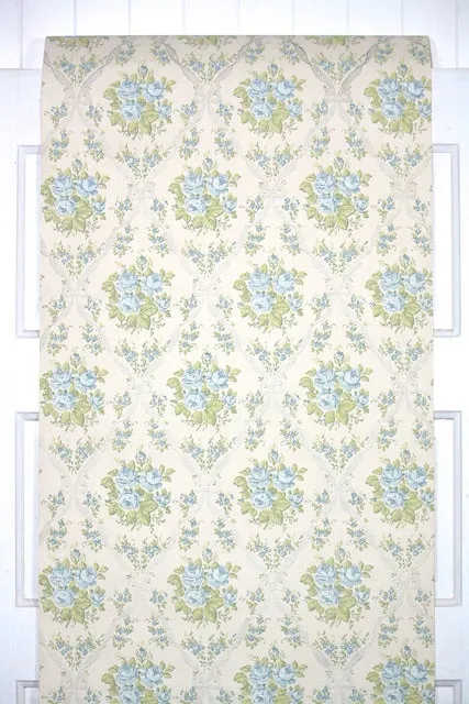 1960s Floral Vintage Wallpaper