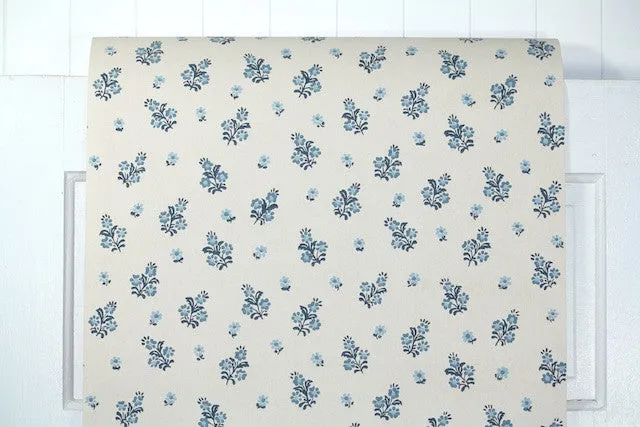 1960s Floral Vintage Wallpaper