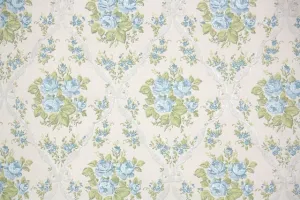 1960s Floral Vintage Wallpaper