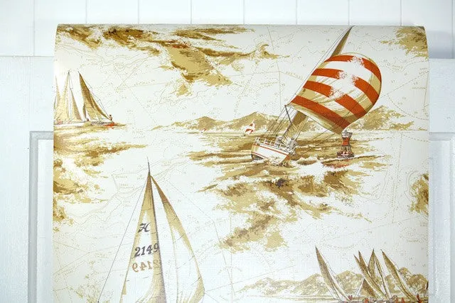 1970s Bathroom Vintage Wallpaper