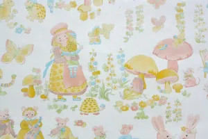 1970s Childrens Vintage Wallpaper