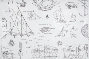 1970s Novelty Vintage Wallpaper