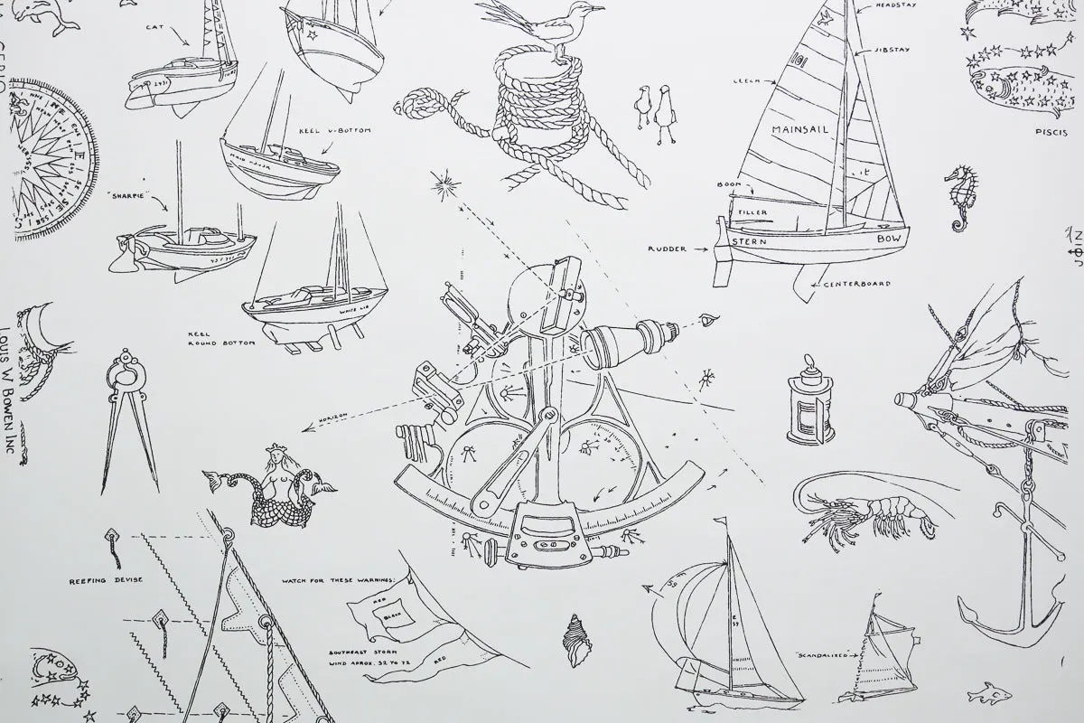 1970s Novelty Vintage Wallpaper