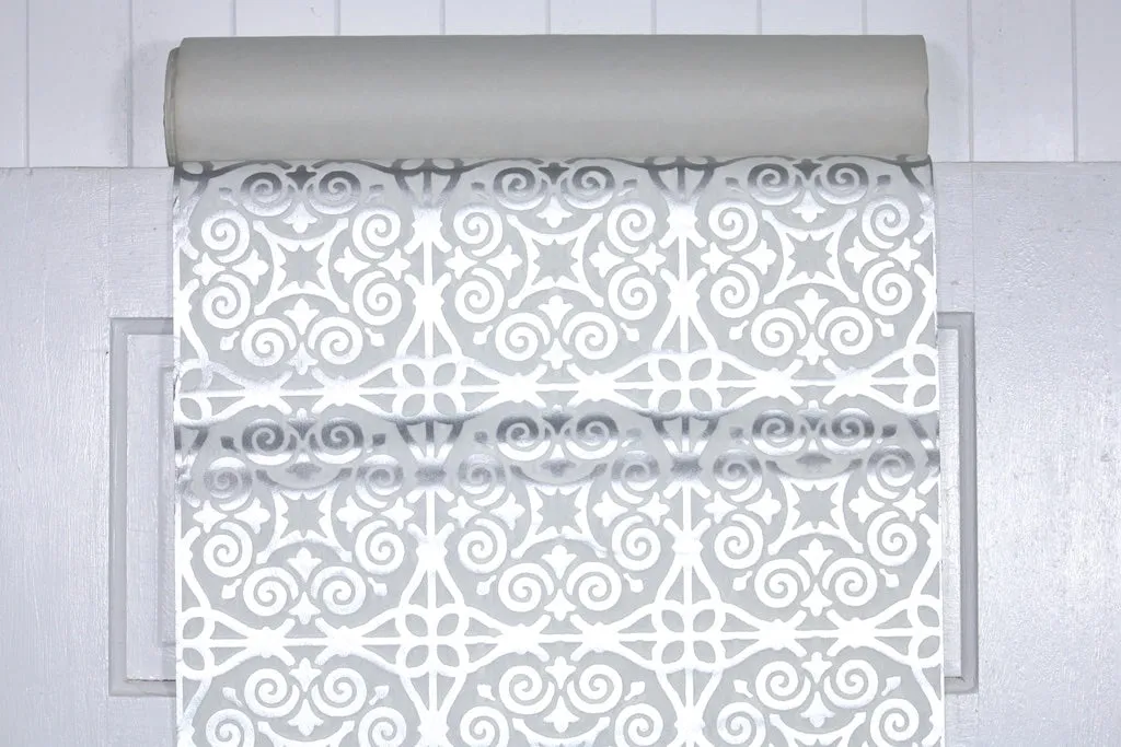 1970s Vintage Flock Wallpaper