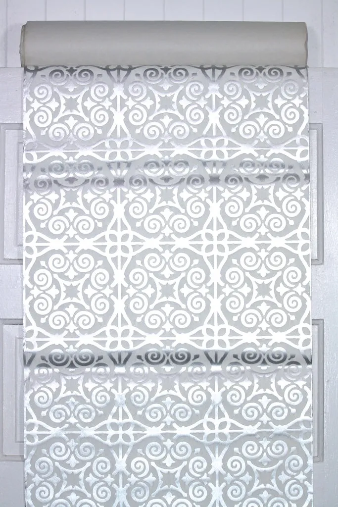 1970s Vintage Flock Wallpaper