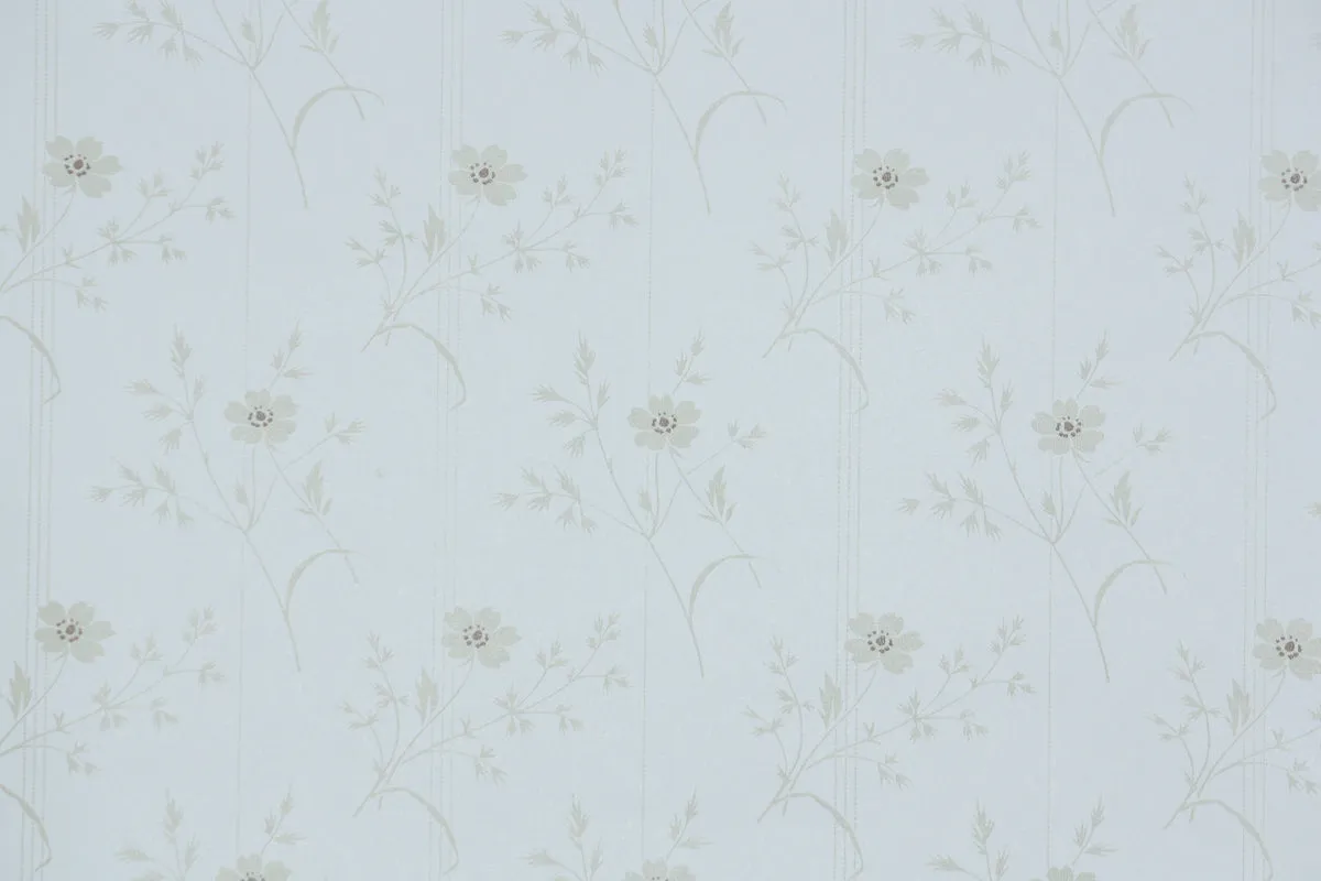 1980s Botanical Vintage Wallpaper