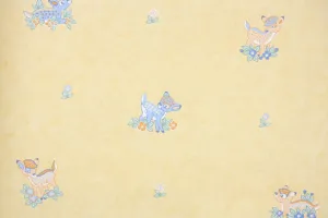 1980s Childrens Vintage Wallpaper