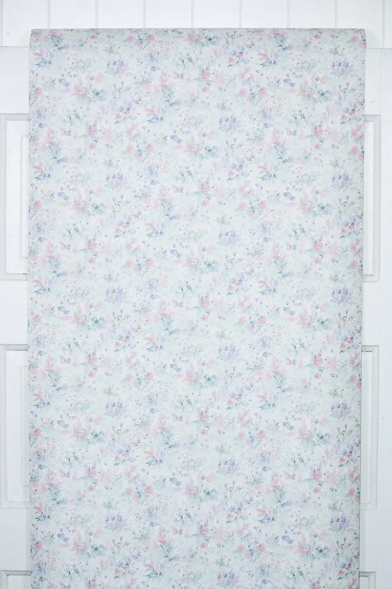1980s Floral Vintage Wallpaper