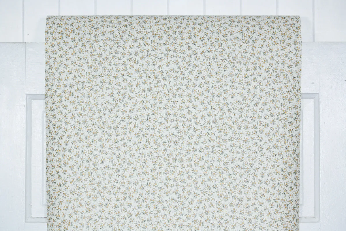 1990s Floral Vintage Wallpaper