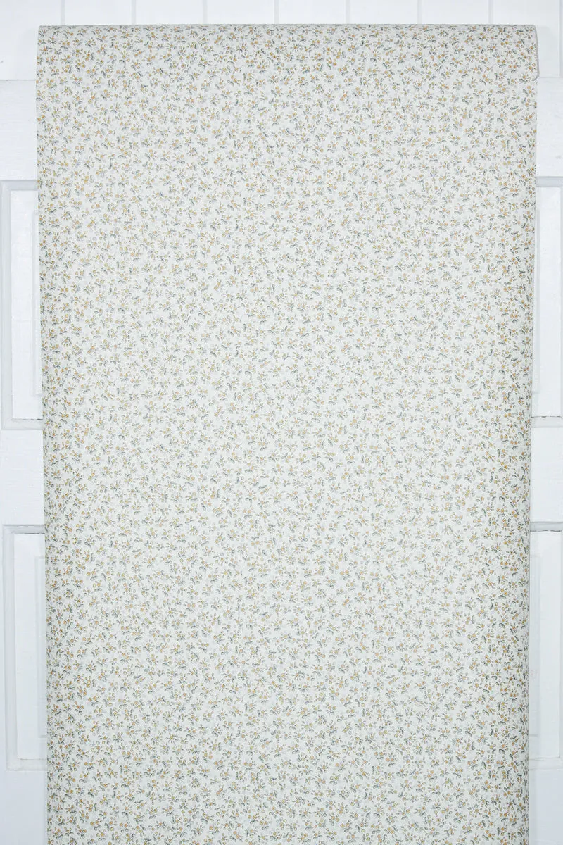 1990s Floral Vintage Wallpaper