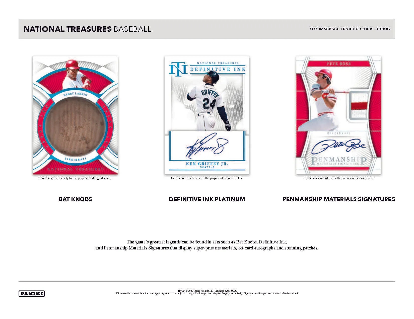 2023 Panini National Treasures Baseball Hobby (4-Box Case)