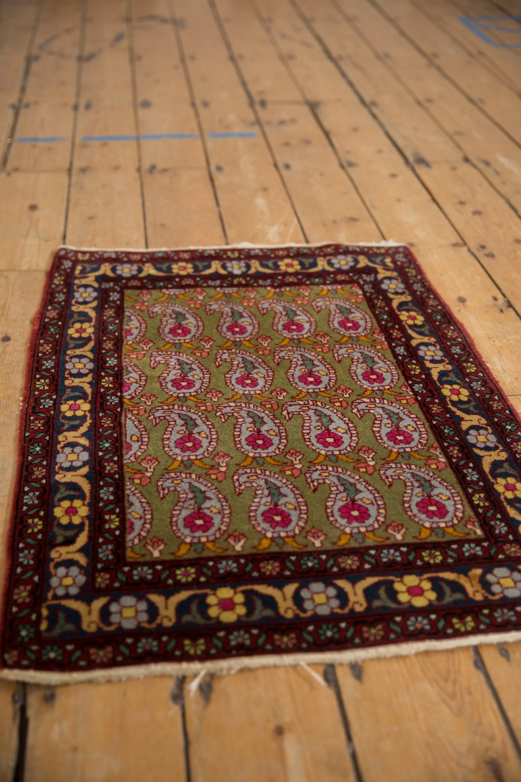 2x3 Vintage Farahan Sarouk Rug Mat