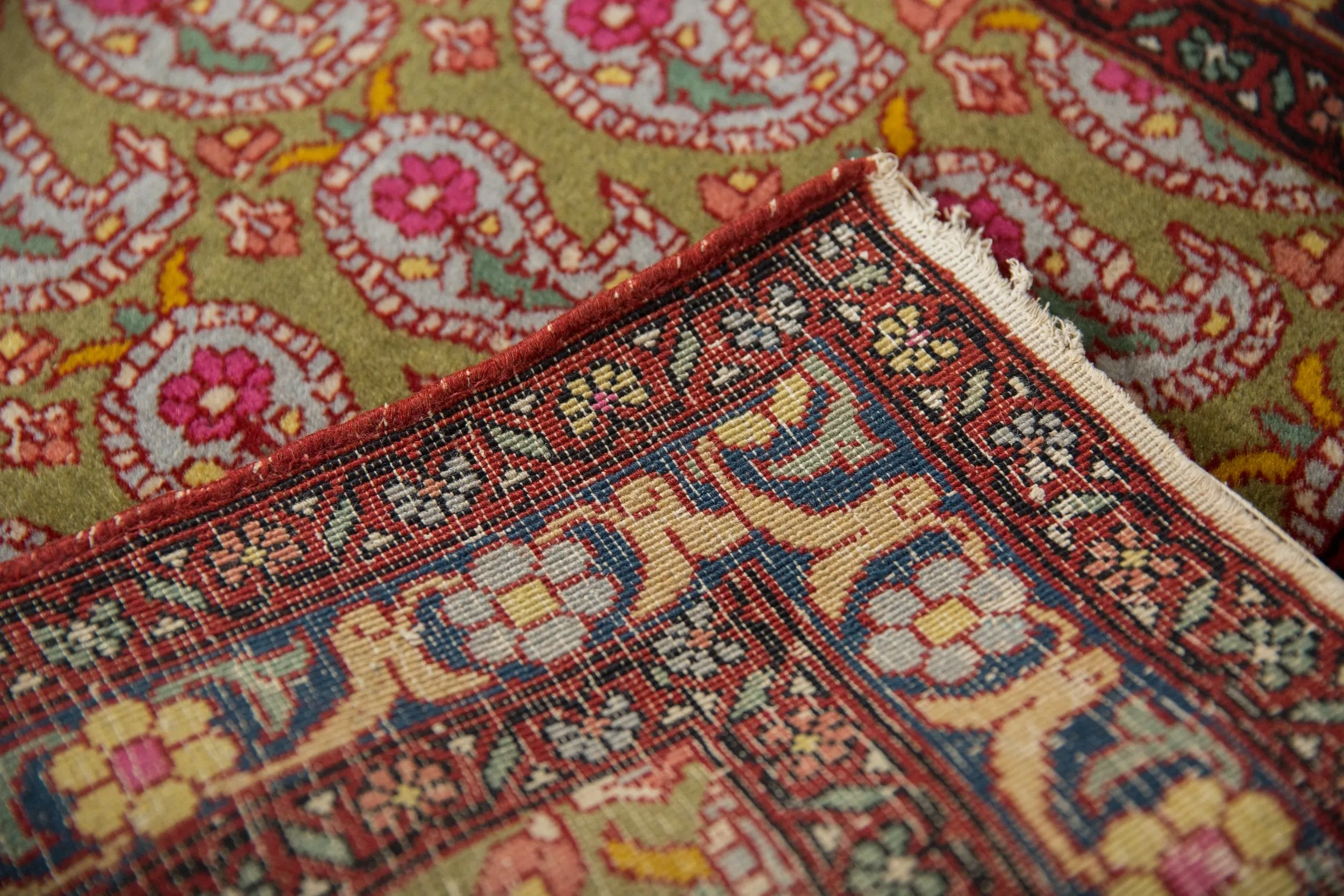 2x3 Vintage Farahan Sarouk Rug Mat