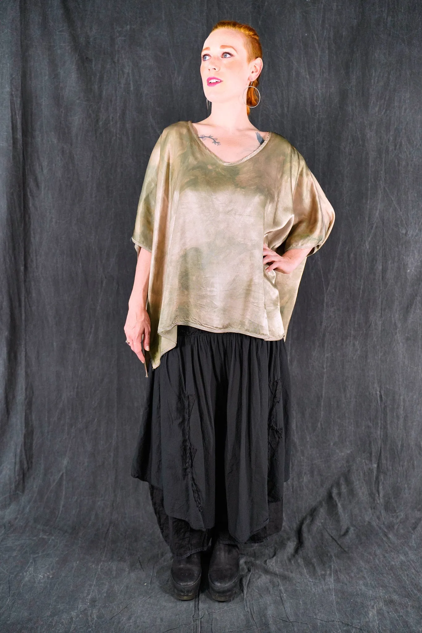 3266 Fusion Pant Skirt- Black Unprinted