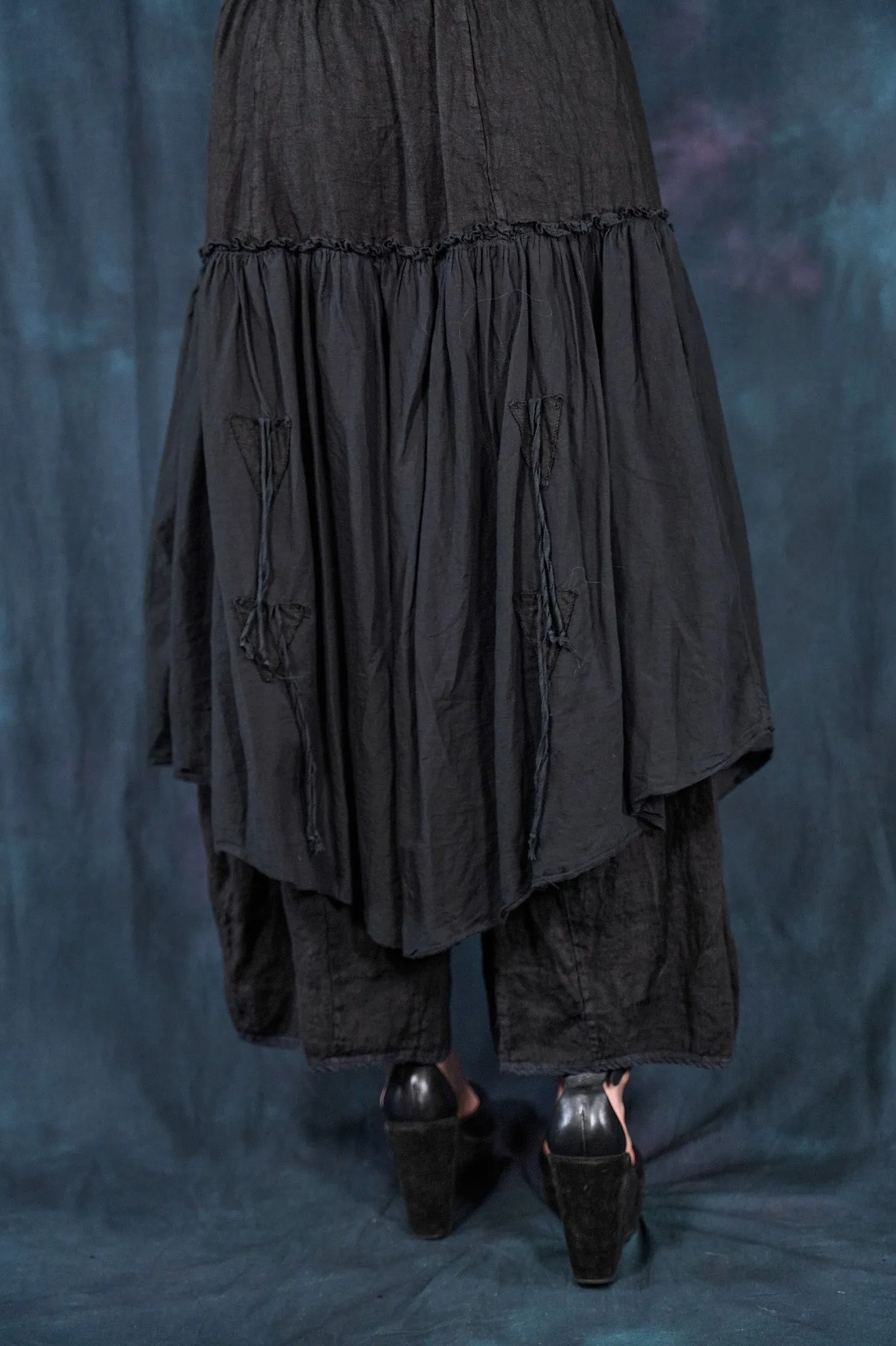 3266 Fusion Pant Skirt- Black Unprinted