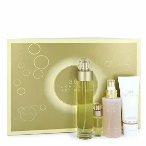 360 PERRY ELLIS FOR WOMEN EDT 100ML 118ML BODY MIST  90ML SHAVING GEL 7.5ML SET