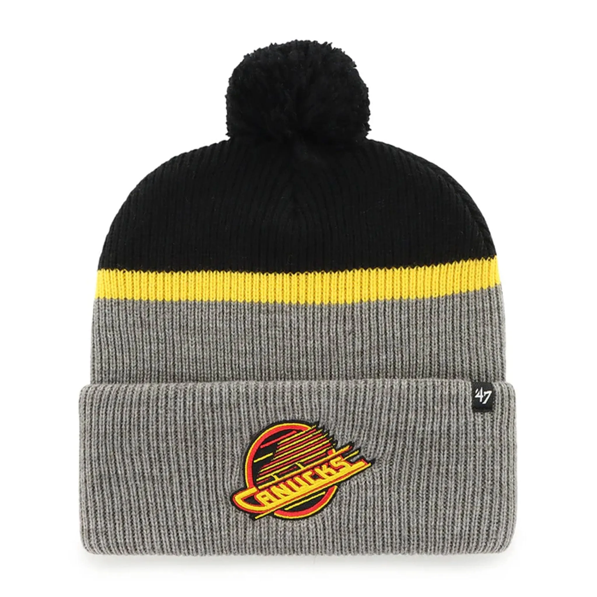 47 Brand NHL Split Shadow Cuff Knit Toque - Vancouver Canucks Skate