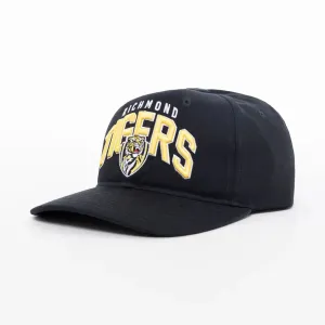 AFL Richmond Tigers Adult Arch Wordmark Cap