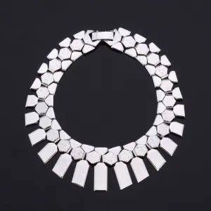 African Bracelet Women Gold/Silver Color Fashion Jewelry Geometric Shape