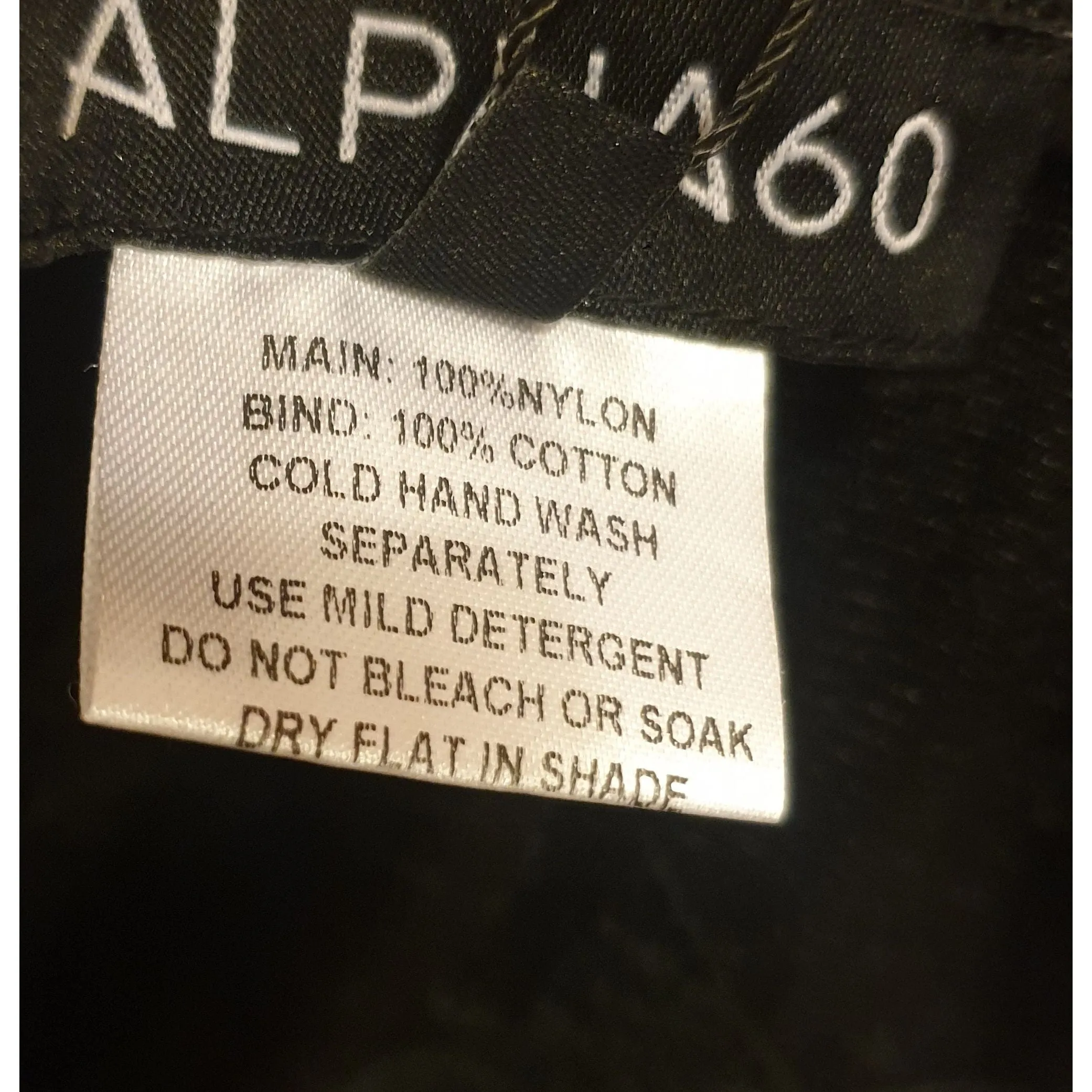 Alpha 60 preloved sheer black tuile-like fabric with cotton star embroydery size XXS (fits 6-10)