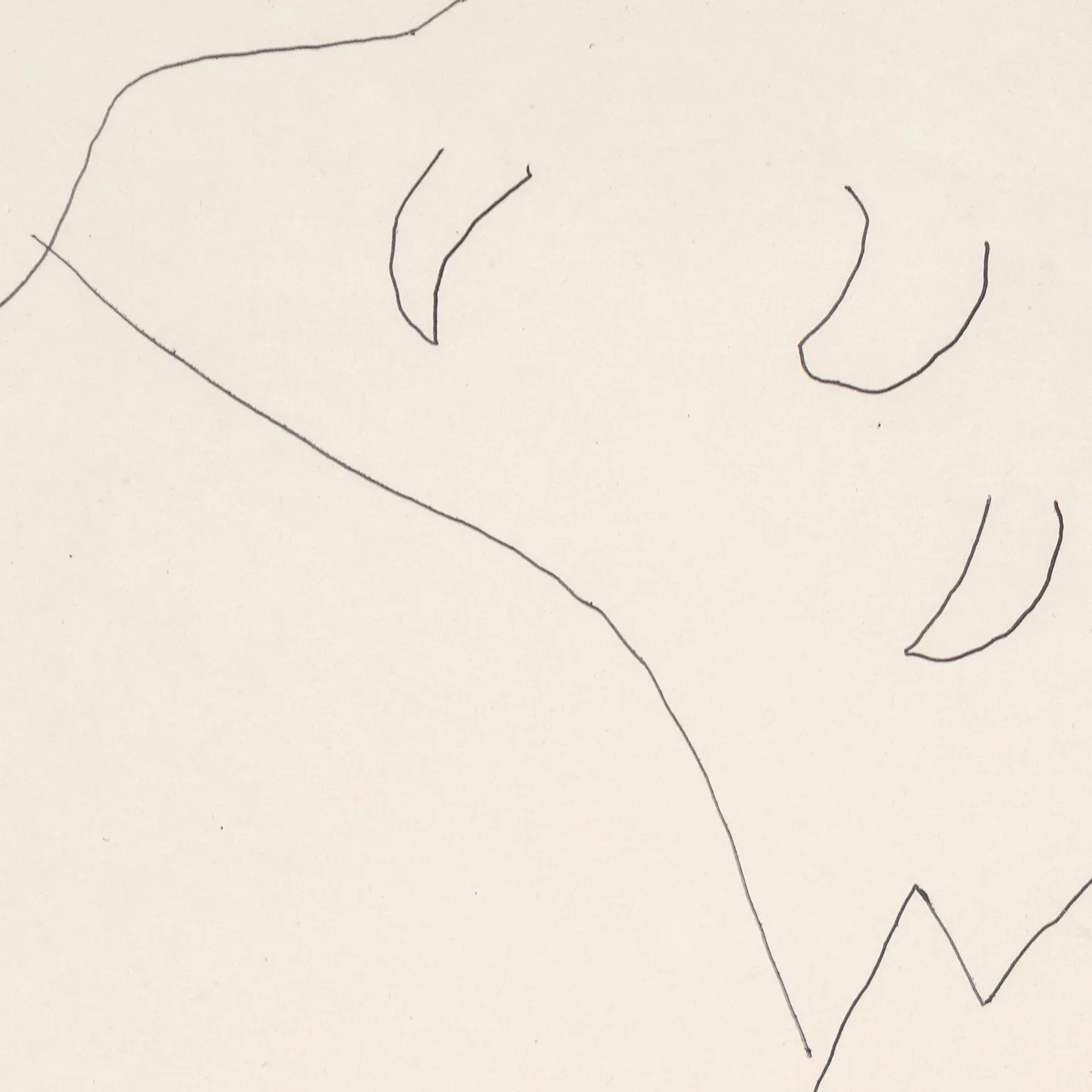 ANDY WARHOL "ORION" DRAWING, 1955
