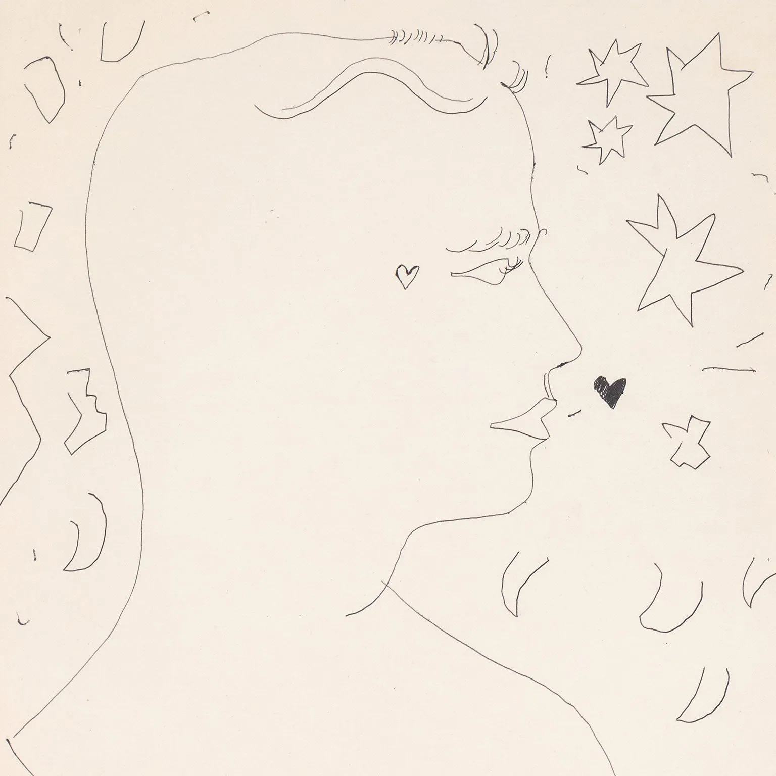 ANDY WARHOL "ORION" DRAWING, 1955