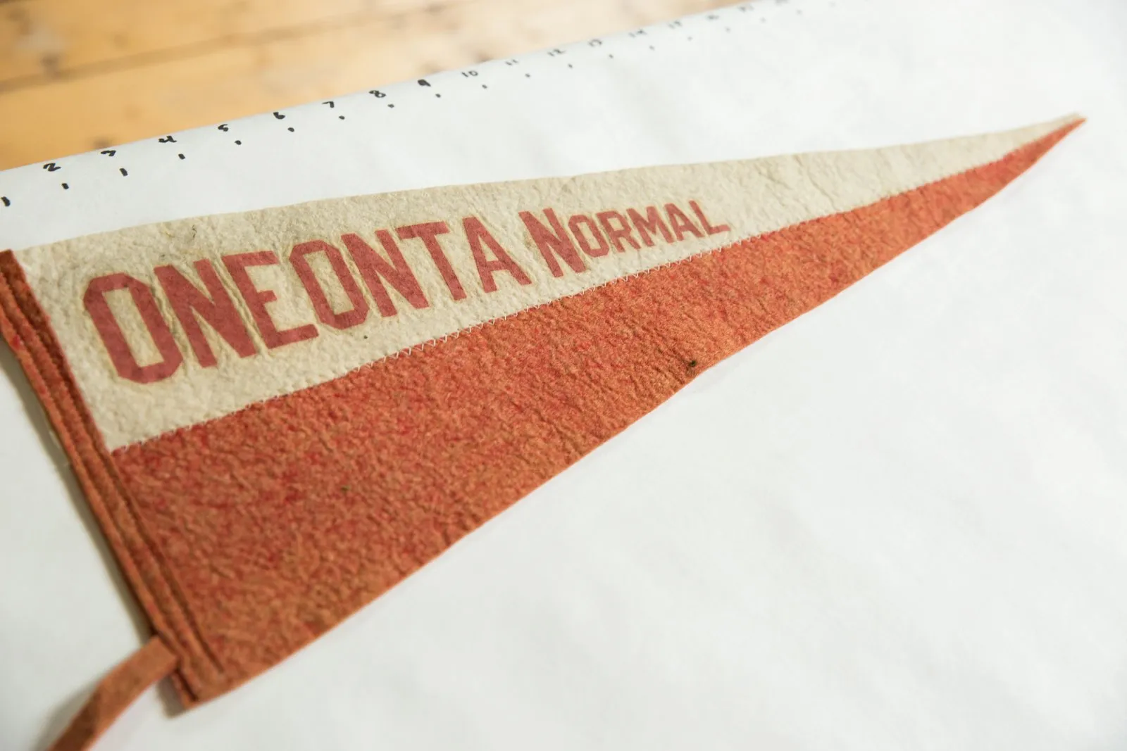 Antique Oneonta Normal Felt Flag Pennant