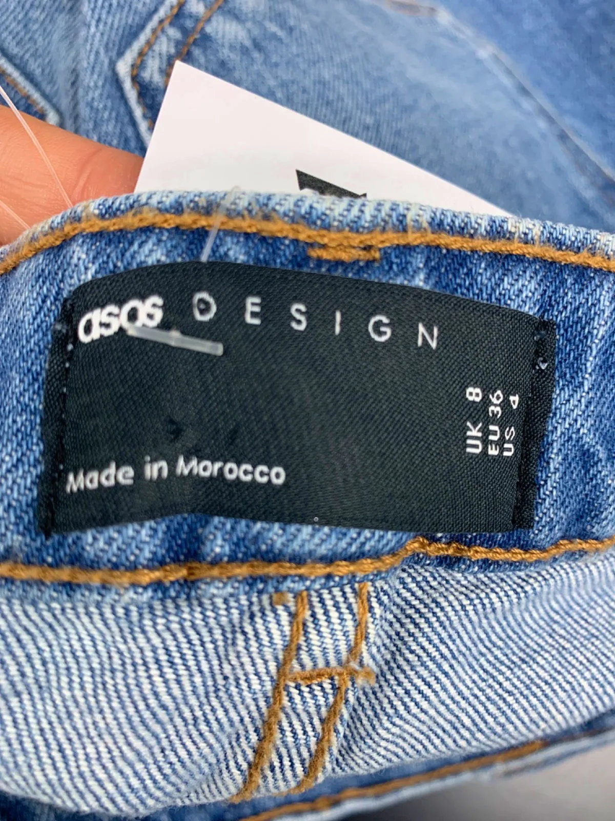 ASOS Blue Denim Jeans UK 8