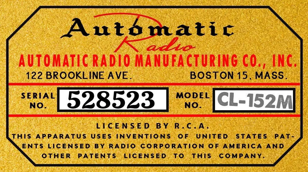 AUTOMATIC-GOLD-LABEL-CL-152M