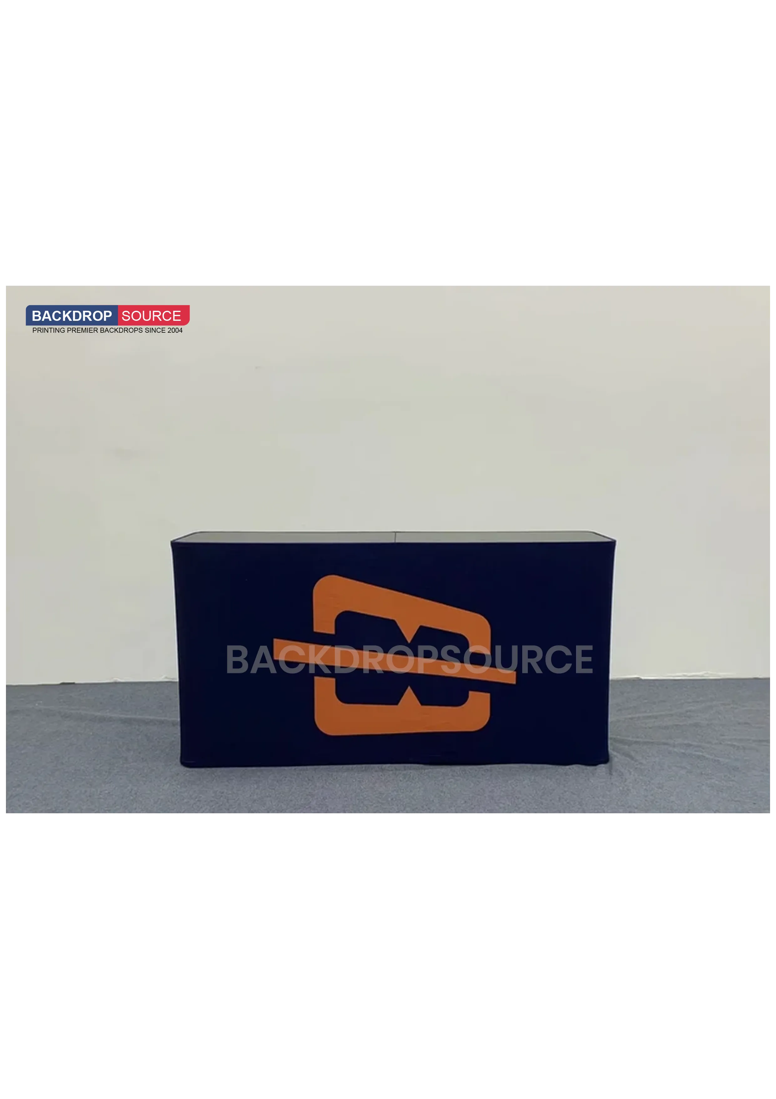 Backlit fabric LED Counter Display 1.2/1.8m