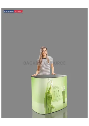 Backlit fabric LED Counter Display 1.2/1.8m