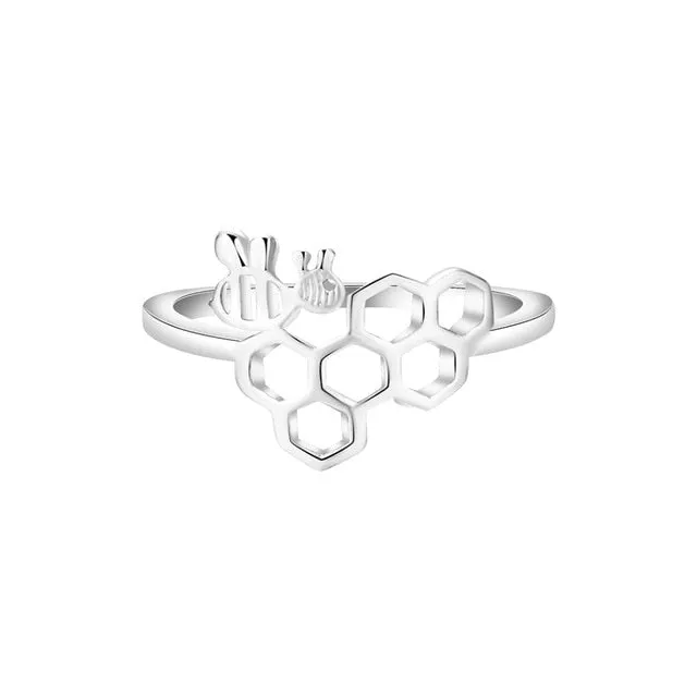 Beetress Honeycomb Beehive Necklace