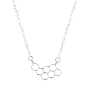 Beetress Honeycomb Beehive Necklace