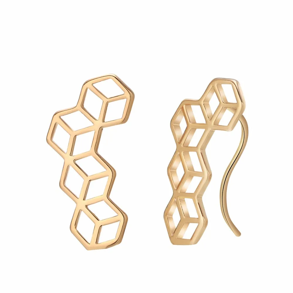 Beetress Honeycomb Beehive Necklace