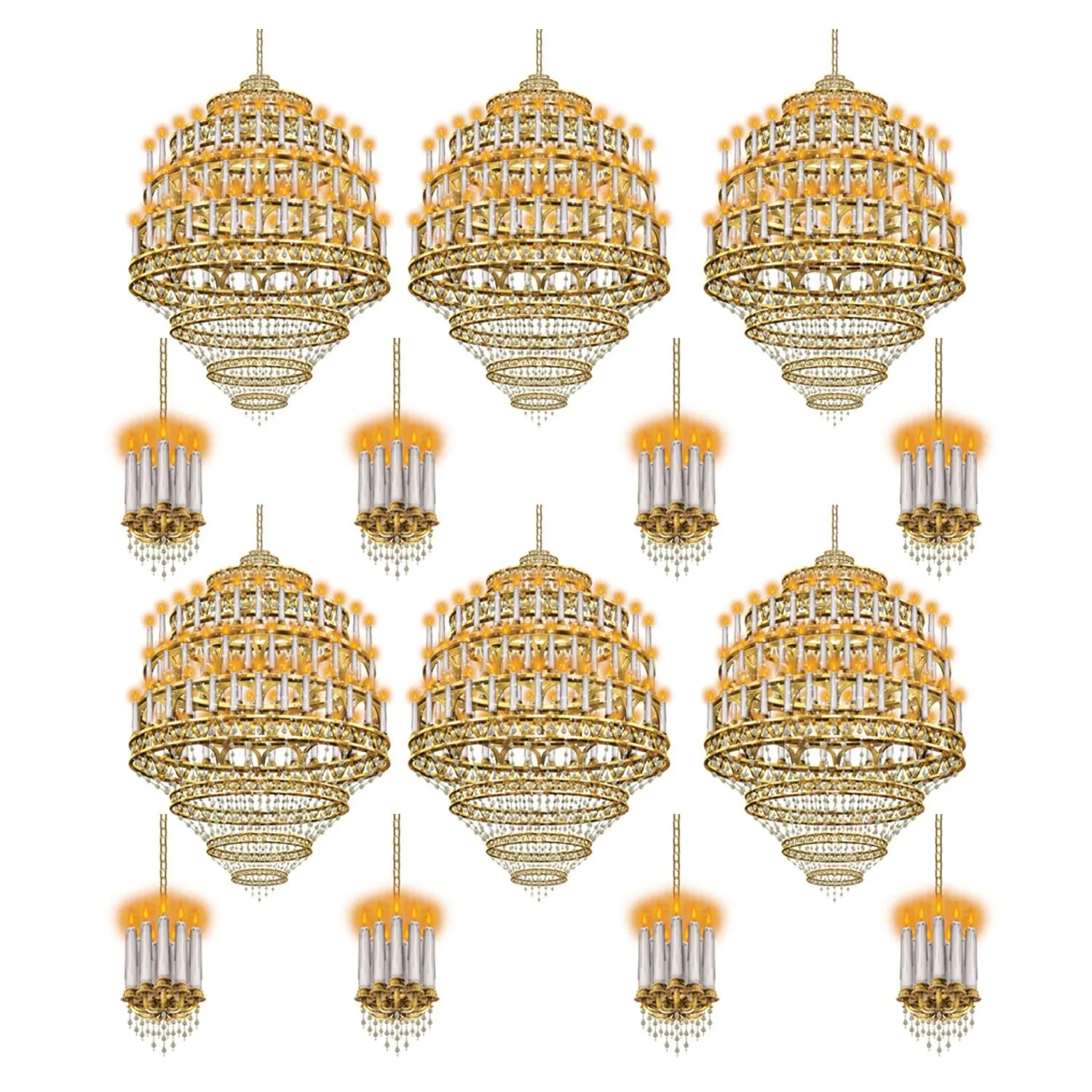 Beistle Black-Tie Lighting Props - Party Supply Decoration for Awards Night