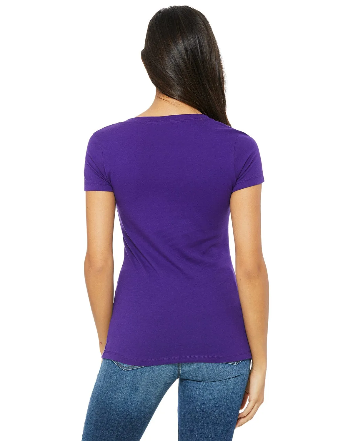 Bella Canvas Ladies Deep V-Neck T-Shirt