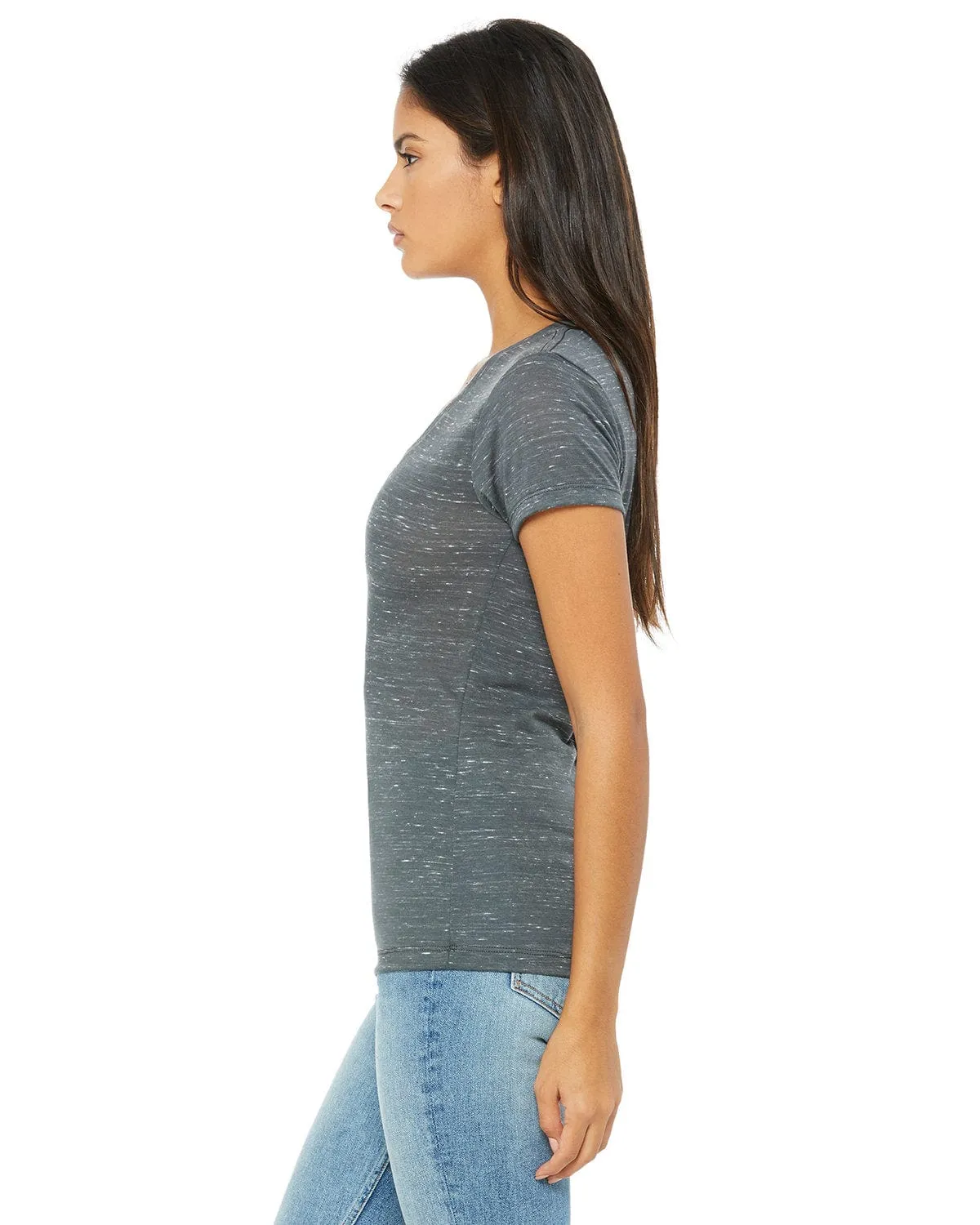 Bella Canvas Ladies Deep V-Neck T-Shirt