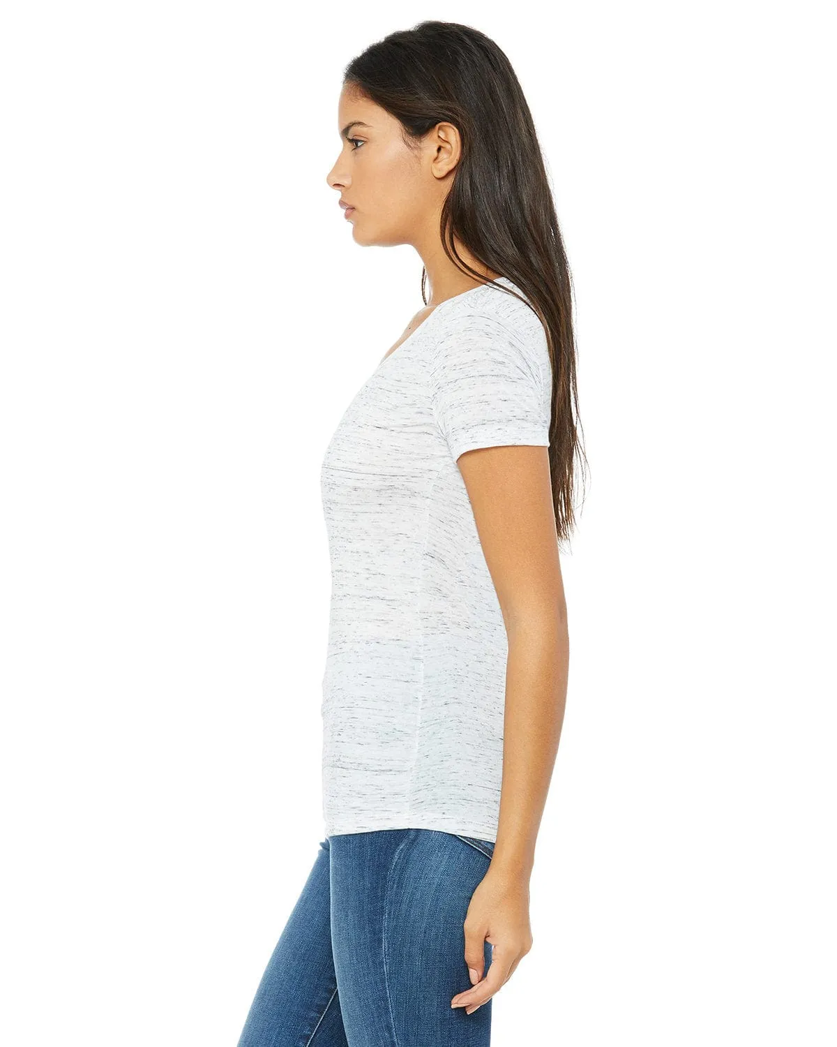 Bella Canvas Ladies Deep V-Neck T-Shirt