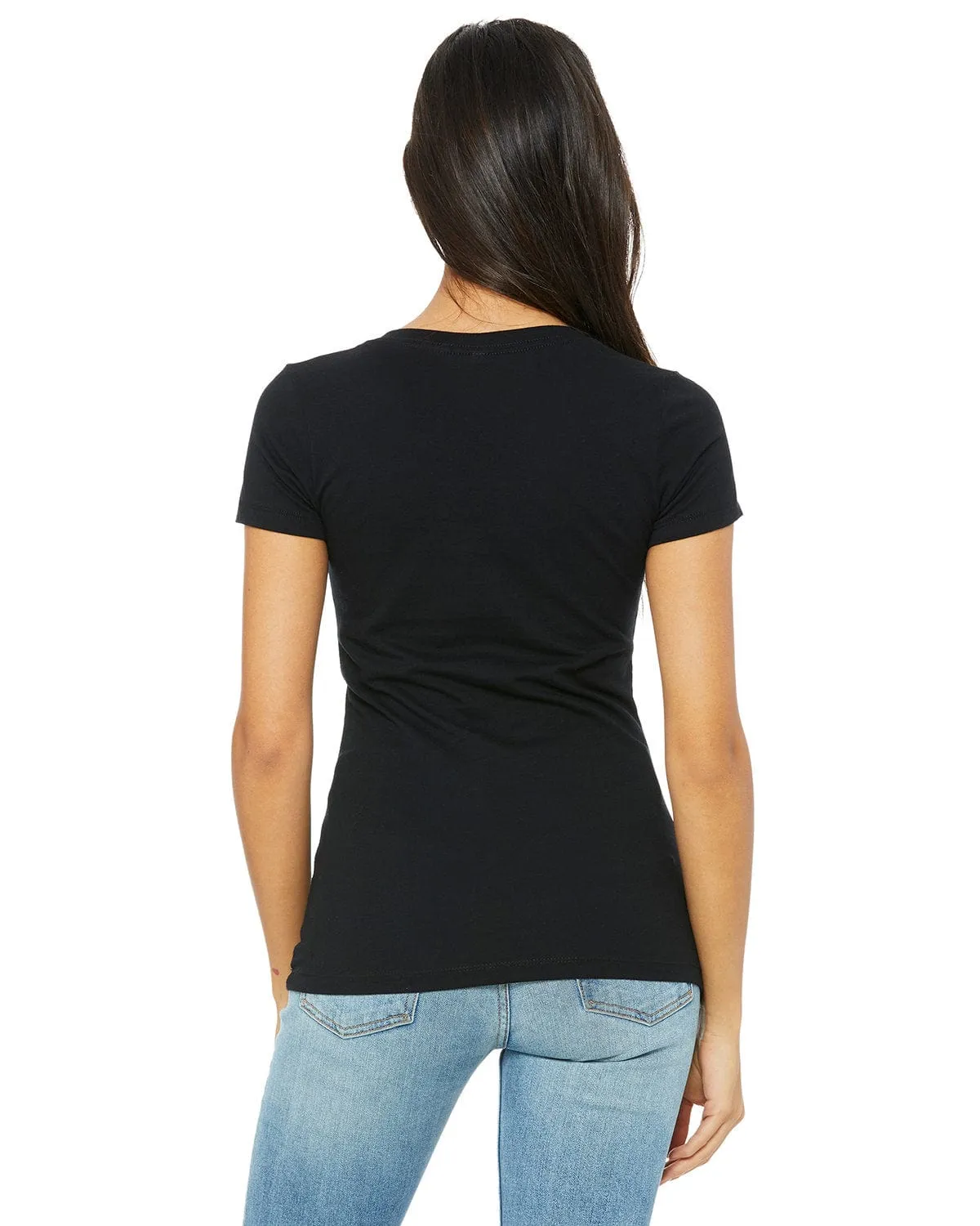 Bella Canvas Ladies Deep V-Neck T-Shirt