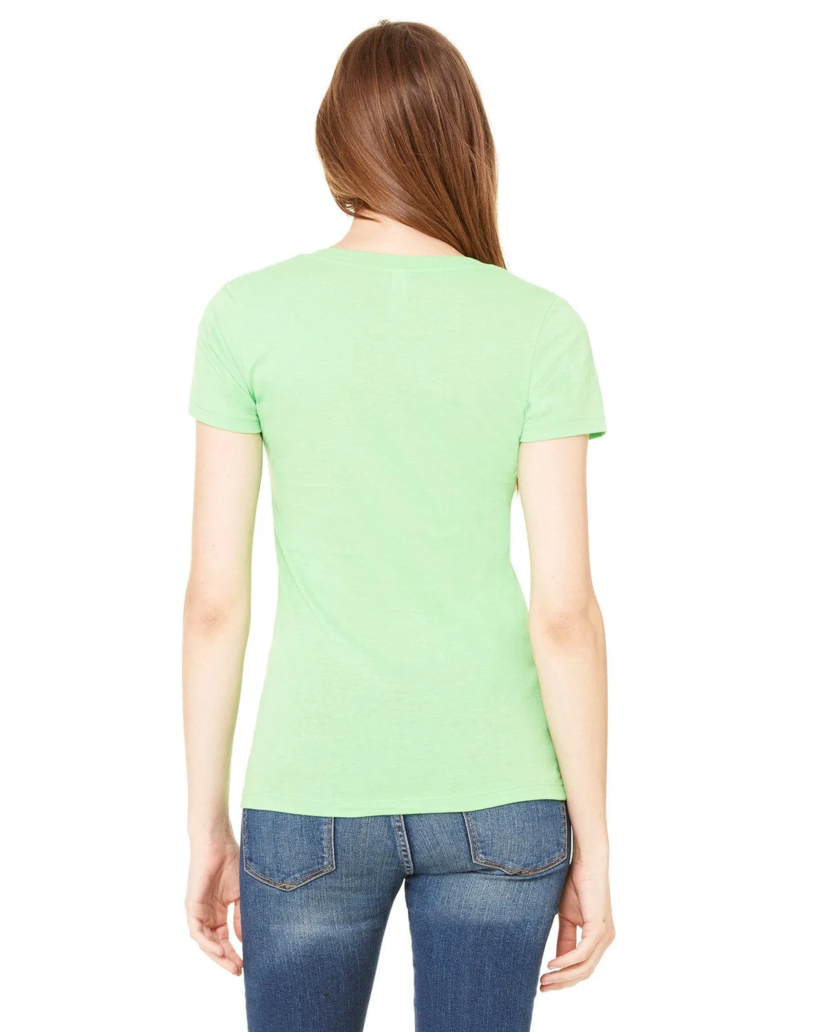 Bella Canvas Ladies Deep V-Neck T-Shirt