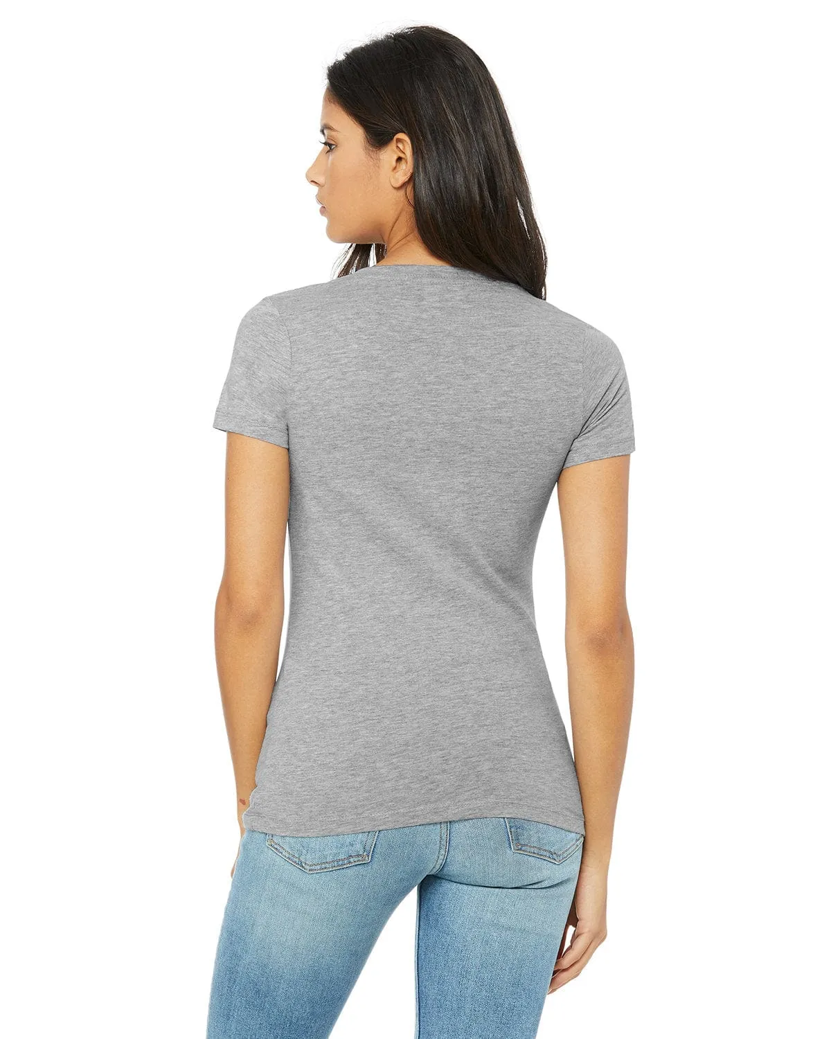 Bella Canvas Ladies Deep V-Neck T-Shirt