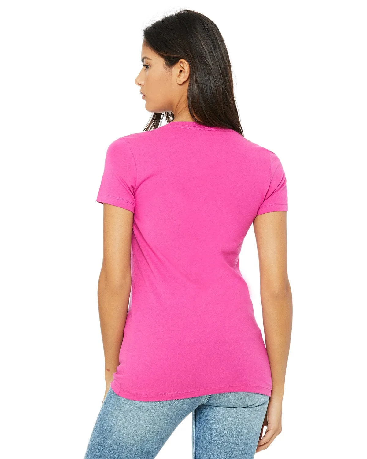 Bella Canvas Ladies Deep V-Neck T-Shirt