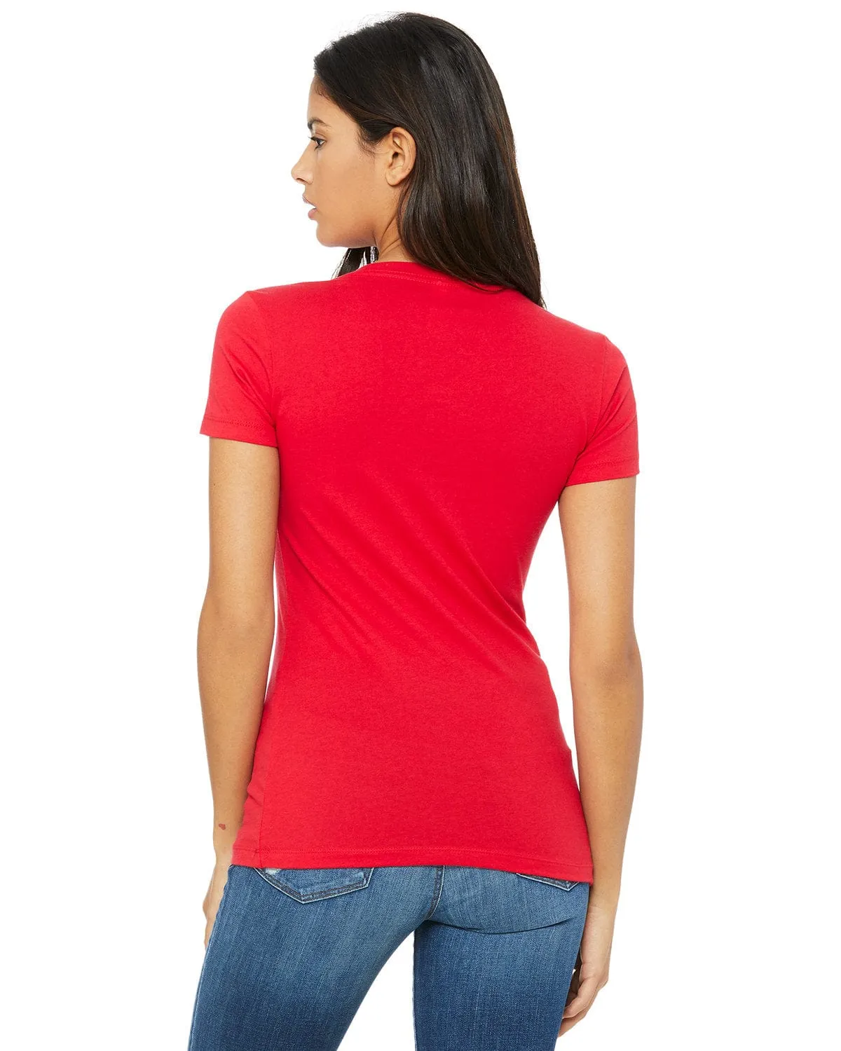 Bella Canvas Ladies Deep V-Neck T-Shirt