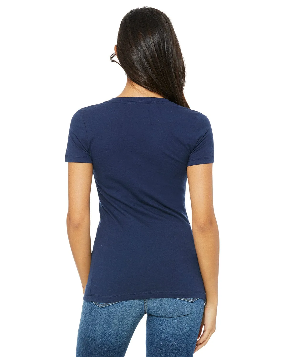 Bella Canvas Ladies Deep V-Neck T-Shirt