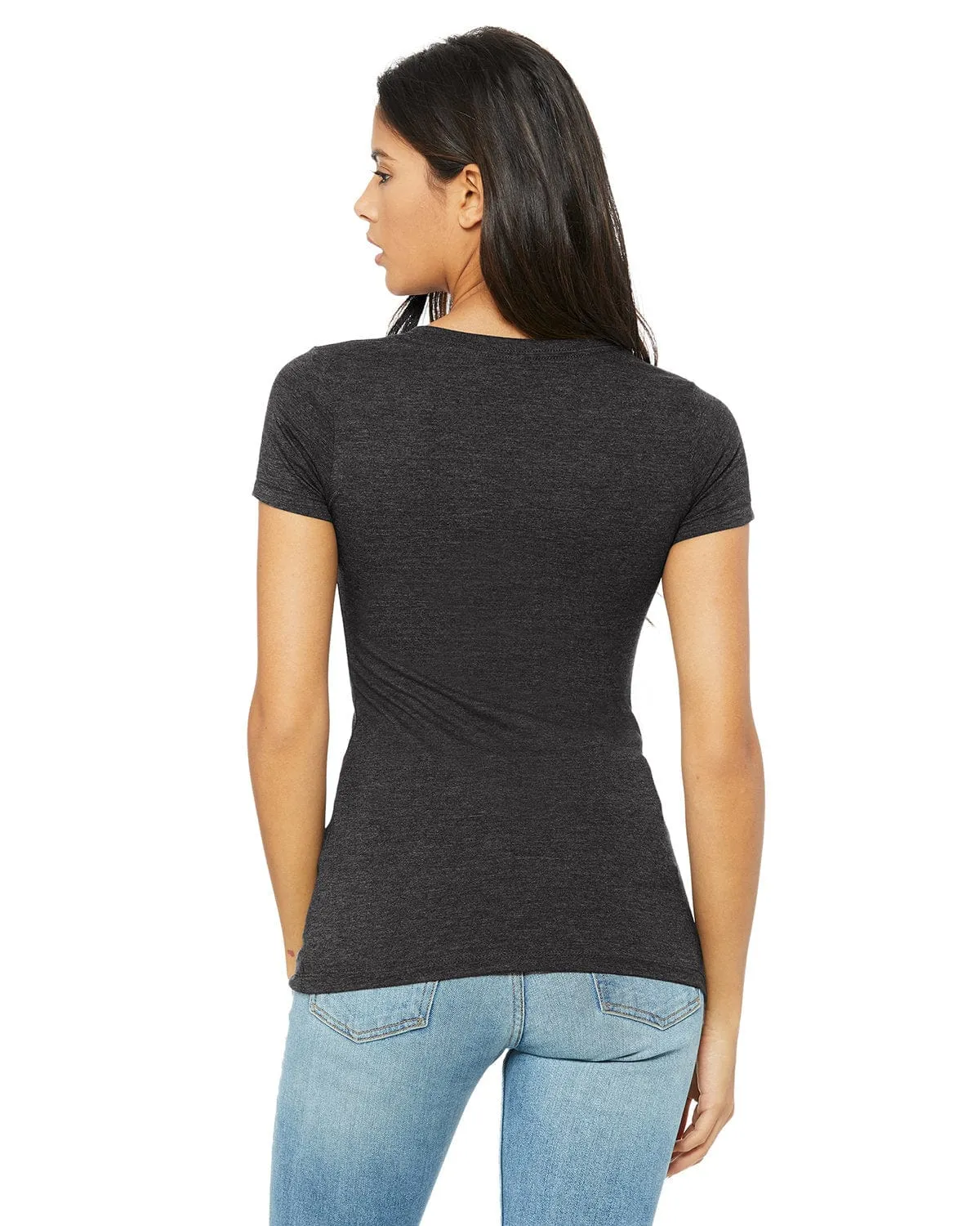 Bella Canvas Ladies Deep V-Neck T-Shirt
